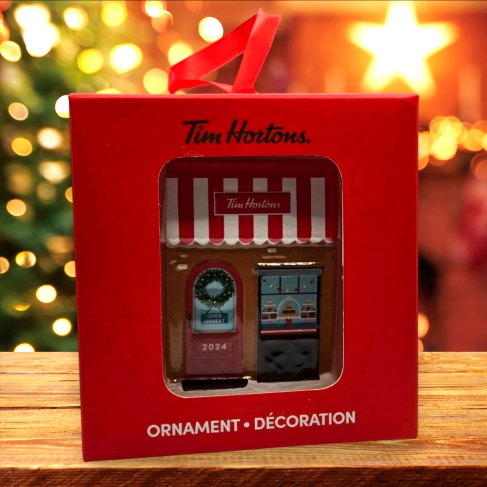Tim Horton's 2024 Bake Shop Christmas Ornament NIB Holiday Collectible